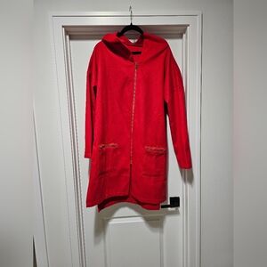 Red Women's Hooded Jacket